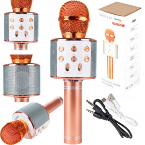 Mikrofon Bezprzewodowy Bluetooth Karaoke Głośnik
