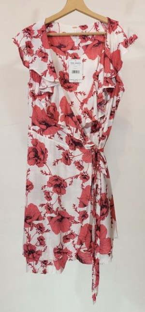 Free people ivory dress sukienka l kopertowa