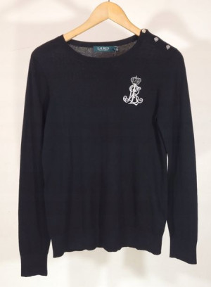 LAUREN RALPH LAUREN sweter l czarny