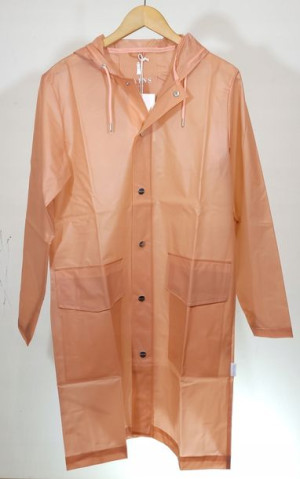 Płaszcz Rains Transparent Hooded Coat CORAL xs/s