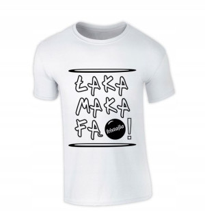 KOSZULKA T-SHIRT z nadrukiem fristajla łaka fą