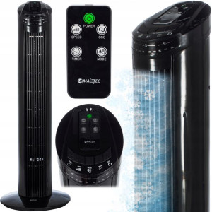 Wentylator Stojący Wiatrak Kolumnowy Timer Led