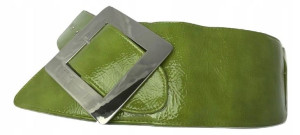 PASEK DAMSKI ZIELONY SZEROKI 13cm do sukienki