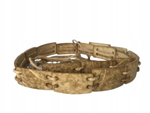 Pasek na sznurku boho drewniany