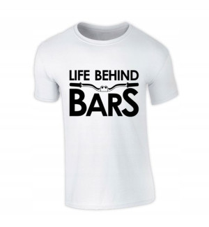 KOSZULKA T-SHIRT z nadrukiem LIFE BEHIND BARS