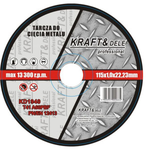 Tarcza Do Cięcia Metalu 125mm X 1mm X 22.2mm Na Kątówkę Kantówkę Diaxa