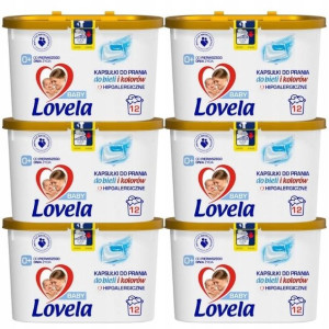 LOVELA Baby Kapsułki do Prania Kolor Biel 72 szt.