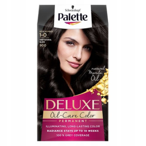 Palette Deluxe Farba do Włosów Naturalna Czerń 1-0