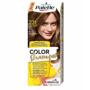 Palette Szampon Koloryzujący 231 Jasny Brąz 24 myć