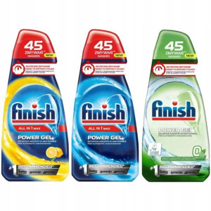 Finish All in 1 Max Żel do Zmywarki MIX 900ml x3