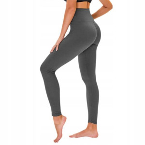 Elastyczne Sportowe Leginsy Push Up Wysoki Stan