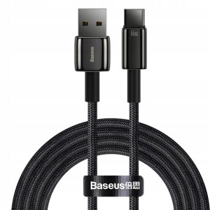 Baseus Tungsten Gold | Kabel USB - Type-C 66W 6A Huawei SCP 2m