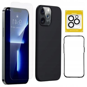 Baseus Liquid Silica Gel Phone Case Set for iP 13 Pro Max | Etui ze szkłem