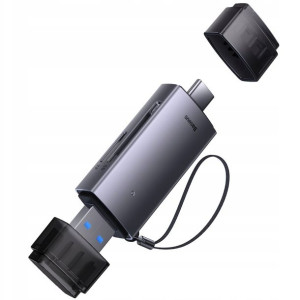 Baseus Lite Series | Adapter czytnik kart pamięci MicroSD SD TF 2TB USB3.0