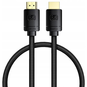 Baseus High Definition | Kabel HDMI 2.1 8K 60Hz UHD 3D dynamiczny HDR 0,5m