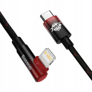 Baseus MVP 2 | Kabel kątowy USB-C - Lightning do iPhone PD 20W 1m