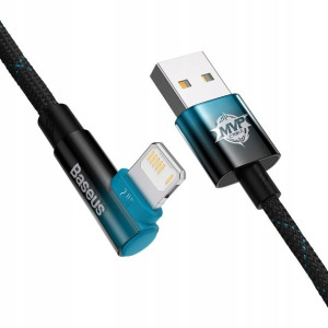 Baseus MVP 2 | Kabel kątowy USB-A - Lightning do iPhone iPad Airpods 2.4A 2