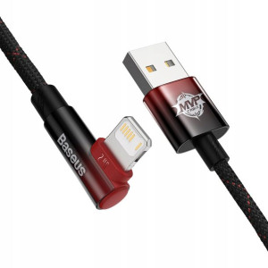 Baseus MVP 2 | Kabel kątowy USB-A - Lightning do iPhone iPad Airpods 2.4A 1