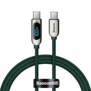 Baseus Display | Kabel Type-C USB-C 100W z wyświetlaczem PD QC 4.0