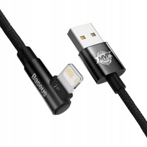 Baseus MVP 2 | Kabel kątowy USB-A - Lightning do iPhone iPad Airpods 2.4A 1