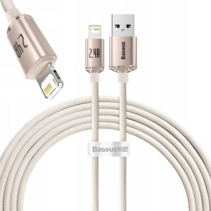 Baseus Crystal Shine | Kabel USB - Lightning do Apple iPhone iPad AirPods 2