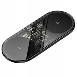 Baseus Digital LED Display 2in1 | Ładowarka indukcyjna 2w1 bezprzewodowa Qi