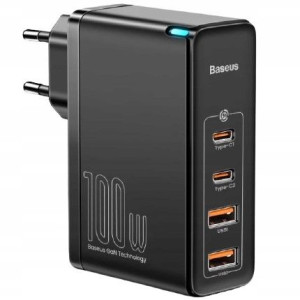Baseus GaN2 Pro | Ładowarka sieciowa 4x USB USB-C QC 4.0 PD Huawei SCP Sams