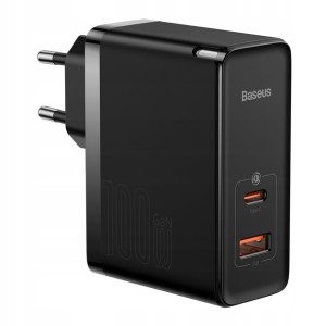 Baseus GAN5 Pro  | Ładowarka sieciowa zasilacz USB-A USB-C PD QC4.0 100W +