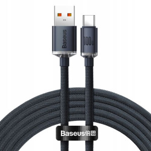 Baseus Crystal Shine | Kabel USB Type-C 100W 66W 6A do Huawei Honor 50 Pro