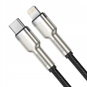 Baseus Cafule Metal | Kabel USB-C Lightning PD 20W do iPhone iPad 1m