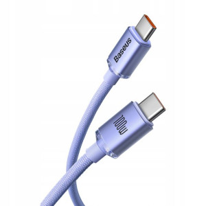 Baseus Crystal Shine | Kabel USB-C Type-C 100W Power Delivery Quick Charge