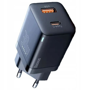 Baseus Super Si Pro | Ładowarka sieciowa USB-C USB-A 30W PD QC3.0