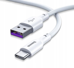 Baseus Simple Wisdom | Kabel USB - USB-C 5A 40W Huawei SCP QC 3.0 2szt