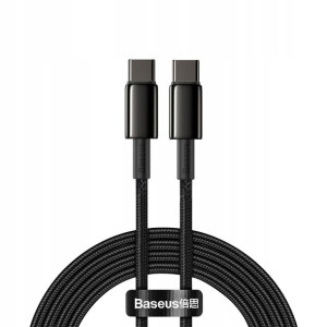 Baseus Tungsten Gold | Kabel Type-C USB-C 100W 5A Huawei SCP Quick Charge 4