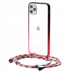 Baseus Crossbody | Etui case pokrowiec ze sznurkiem paskiem do iPhone 11 Pr