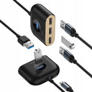 Baseus HUB Adapter rozdzielacz USB 3.0 4x USB