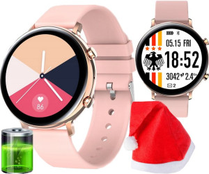 Smartwatch Damski Złoty Xiaomi Iphone Samsung