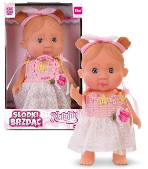 Lalka Natalia Słodki Brzdąc Białe 21791