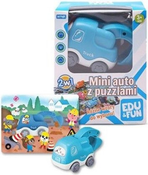 Mini Auto Z Puzzlami Koparka 25898 Artyk