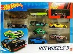Mattel X6999 Hot Wheels zestaw 9 samochodzików mix