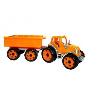 technok traktor z przyczepą 03442