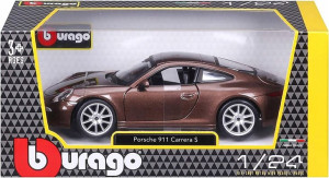 Burago 1:24 18-21065 Porsche 911 brown