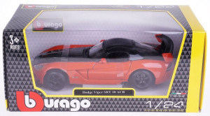 Burago 1:24 18-22114 Dodge viper orange