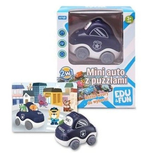Mini Auto Z Puzzlami Policja 25867 Artyk