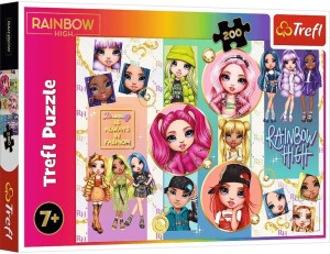 Puzzle Trefl 200 13289 Przyjaźń Rainbow High