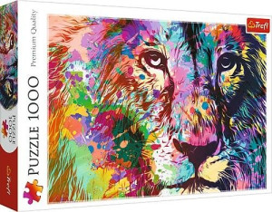 Puzzle Trefl 1000 10707 Kolorowy Lew