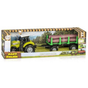 Daffi traktor z przyczepą do drewna 15446