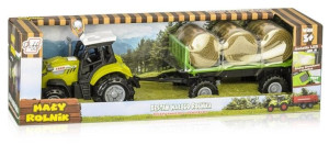 Daffi traktor z przyczepą na baloty 15439