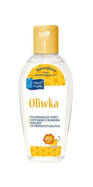 SKARB MATKI Oliwka z wyciągiem z rumianku dla niemowląt i dzieci 80ml