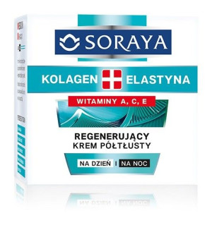 Soraya Kolagen i Elastyna regenerujący krem półtłusty na dzień i noc 50ml